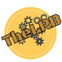 the website logo some cogs with the words TheLRB in the front